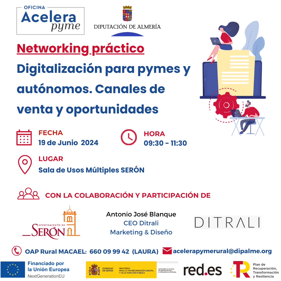 Networking Práctico: Digitalización para pymes y autónomos. Canales de venta y oportunidades